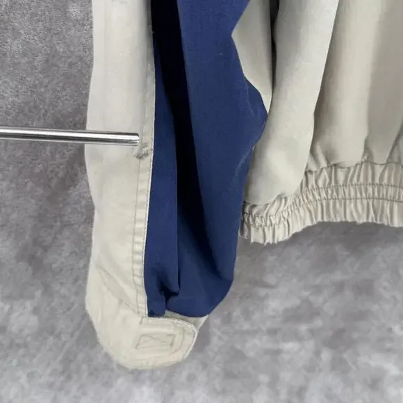 Vintage Eagles Ridge Outfitters Jacket Mens XL Beige Blue Bomber Outdoor - Picture 5 of 14